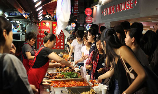 Myeongdong Street Food Market